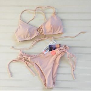 Forever 21 Bikini in pale pink S top / M bottom